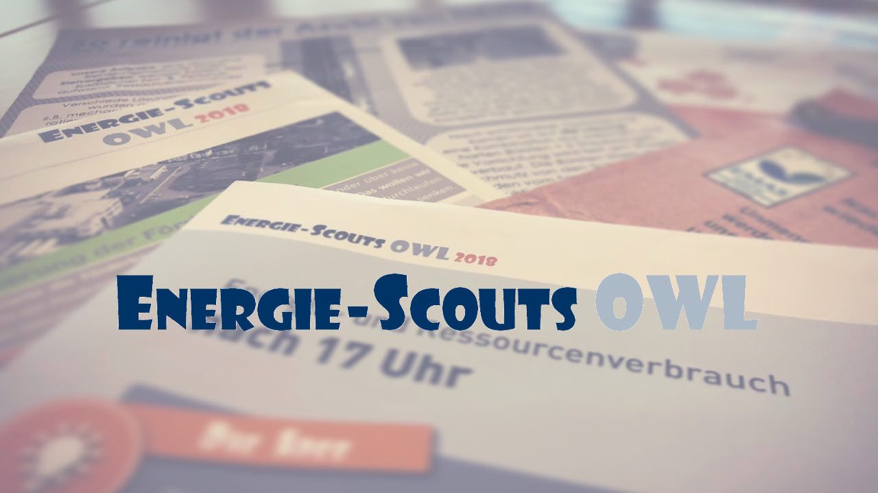 Energie-Scouts-OWL 2018 - Plakate Wettbewerb Ressourcenschutz